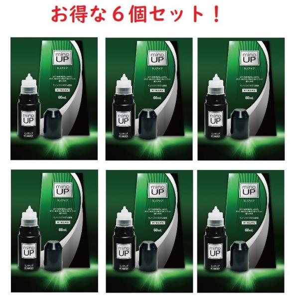 【第1類飲み薬】ミノ繰り上げる 60ml 6個書き割り 東和薬品 貨物輸送無料 ミノキシジル5％