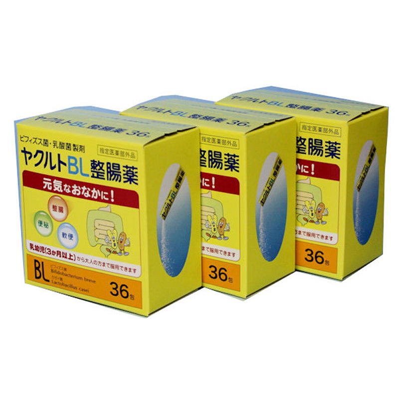 楽天市場 ヤクルトｂｌ整腸薬 ３６包 ３箱セット おまけサンプル９包進呈 指定医薬部外品 ヤクルト本社 ドラッグ キューキュー