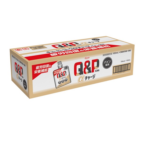 【指定医薬部外品】興和(株) キューピーコーワαチャージ （パイン風味） 100mL×36袋