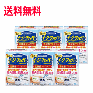 6個セット 送料無料 2021年4月新発売 小林製薬 イージーファイバー 乳酸菌プレミアム 30本入×6個セット 乳酸菌と食物繊維で腸内環境改善