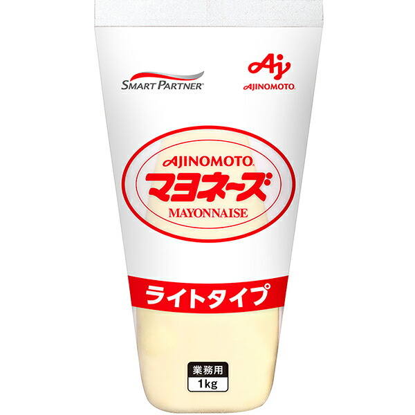 【3％OFFクーポン 5/23 20:00～5/27 01:59迄】【送料無料】【お任せおまけ付き♪】<br>味の素株式会社<br>業務用　味の素KKマヨネーズライトタイプ<br>1kgチューブ×10個セット<br>【ドラッグピュア楽天市場店】<br>【北海道・沖縄は別途送料必要】【△】