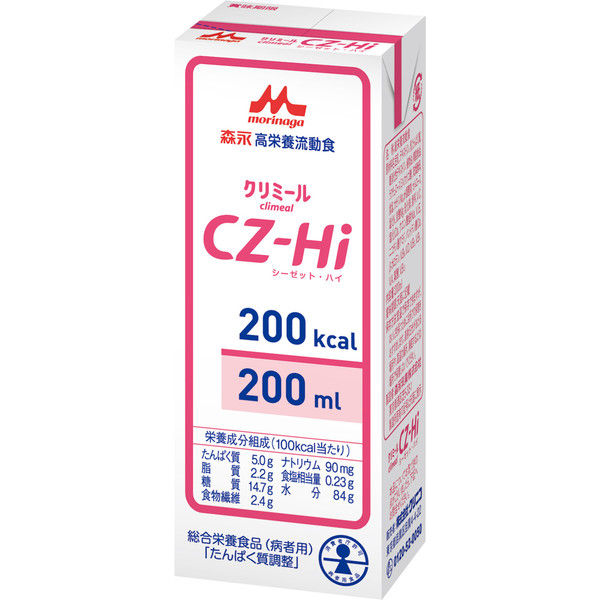 株式会社クリニコ 森永　高栄養流動食 クリミール(Climeal)CZ-Hi(シーゼットハイ) 200kcal/200ml×30個入 ［品番：630506］【総合栄養食品(病者用)たんぱく質調整】 【ドラッグピュア店】【RCP】（発送まで7～14日程です・キャンセル不可）