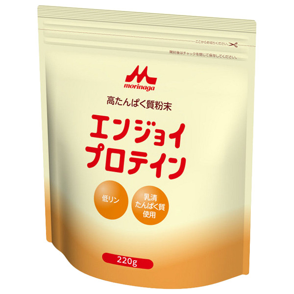 株式会社クリニコ エンジョイプロテイン 220g×12個入(4902720103763-12) ［品番：647101］＜高たんぱく質粉末＞ 【RCP】（発送まで7～14日程です・ご注文後のキャンセルは出来ません）