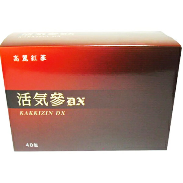 【☆】【17時（日曜15時）まで】【ポイント5倍】剤盛堂薬品(ホノミ漢方)関連会社・株式会社トライハー高麗人参茶　活気参(かっきじん)DX　40包&times;2箱【健康食品】～紅参使用～【ドラッグピュア店】｜ドラッグピュア店