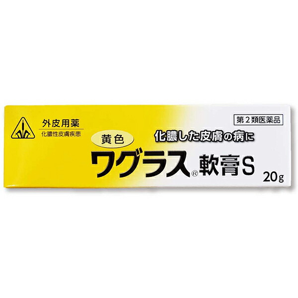 剤盛堂薬品 ホノミ漢方〜化膿した皮ふ疾患に〜黄色ワグラス軟膏 80g 20g×4 【2021正規激安】