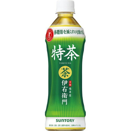 【3％OFFクーポン 4/4 20:00～4/10 01:59迄】【送料無料】【お任せおまけ付き♪】 サントリーフーズ 株式会社 サントリー緑茶 伊右衛門 特茶（特定保健用食品） 500ml×24個セット 【ドラッグピュア店】【RCP】【△】【□】