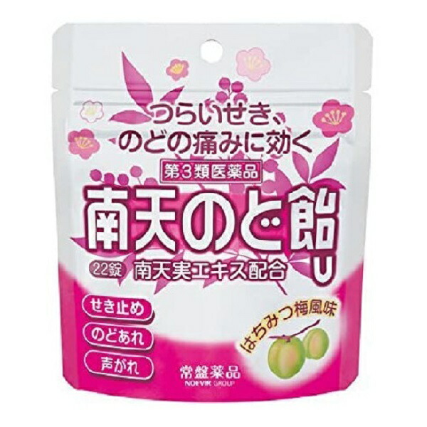 常盤薬品工業株式会社南天のど飴ｕ パウチタイプ 22錠入 10 売り切れ必至