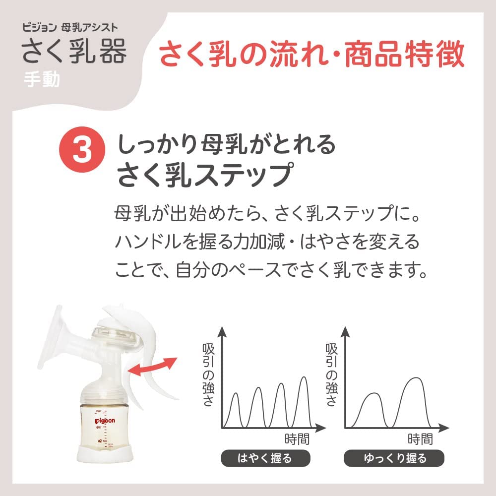 市場 本日ポイント5倍相当 ピジョン株式会社 母乳アシスト Pigeon 手動 さく乳器 1セット 定形外郵便で送料無料