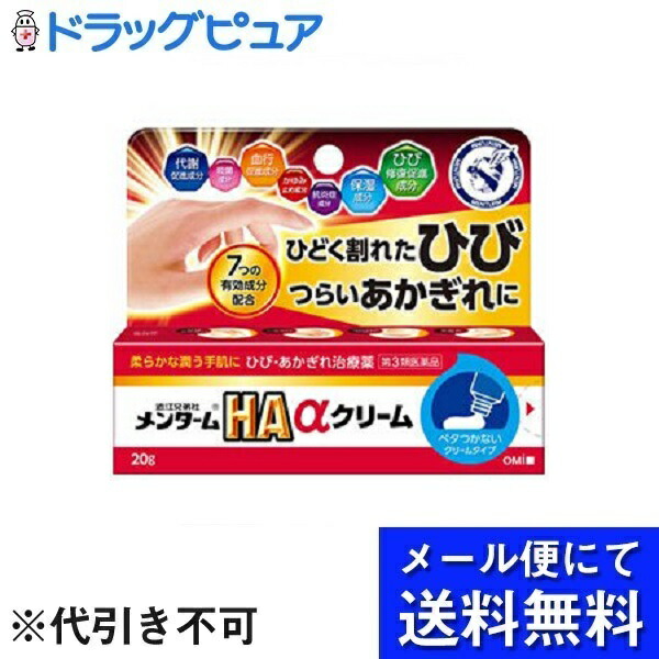 株式会社近江兄弟社メンタームHAαクリーム 20g 2021新発