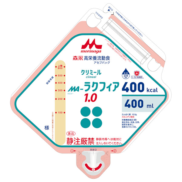 【送料無料】株式会社クリニコ MA-ラクフィア1.0 アセプバッグ 400ml×16個セット 【ドラッグピュア店】【RCP】