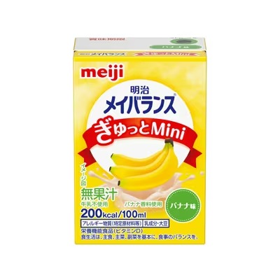 【送料無料】株式会社 明治 メイバランスぎゅっとMini バナナ味 100ml×24本 【ドラッグピュア店】【RCP】