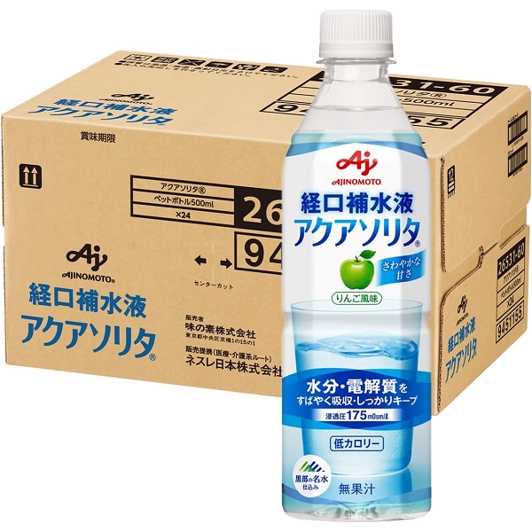 【送料無料】味の素株式会社 アクアソリタ 500ml×24 【ドラッグピュア店】【RCP】