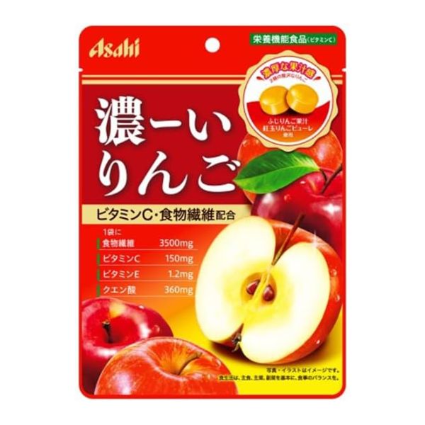 楽天市場】アサヒグループ食品 濃ーいりんご 80g ×4個賞味期限