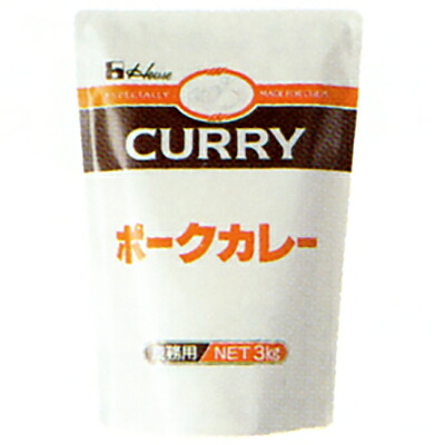 【3％OFFクーポン 4/4 20:00～4/10 01:59迄】【送料無料】【お任せおまけ付き♪】 ハウスギャバン株式会社 　ポークカレー　3kg×4個セット (ご注文後のキャンセルは出来ません）【ドラッグピュア店】【RCP】【△】【□】