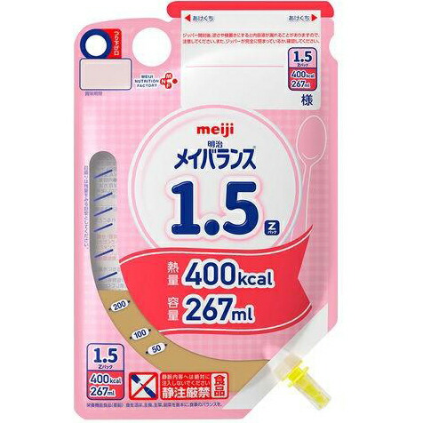 【今日このごろ尖んがり5倍好いかげんに】【貨物輸送無料】株式会社明治 メイバランス1.5Z容器に並べる400K 267ml×12個入＜流れ食つづき物＞【ドラッグピュア店】【△】 流動食-介護用品-医薬品・コンタクト・介護
