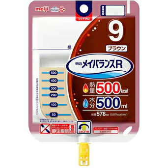 【3％OFFクーポン 4/4 20:00～4/10 01:59迄】【送料無料】株式会社明治 　メイバランスR ブラウン E500・W500 578ml×12個入＜流動食シリーズ＞ 【ドラッグピュア店】【△】