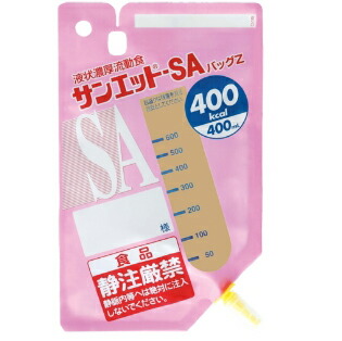 【36個】【送料無料】【お任せおまけ付き♪】 ニュートリー株式会社 　サンエット(R)-SA　バックＺ　プレーン味　400ml×18パック入×2箱セット（計36パック）＜液状濃厚流動食＞（発送までに1週間程かかります)(ご注文後キャンセル不可）【△】