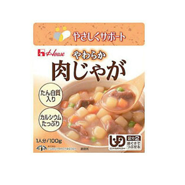 ハウス食品株式会社やさしくサポート 肉じゃが100g &times; 40個セット【JAPITALFOODS】（発送までに7～10日かかります・ご注文後のキャンセルは出来ません）｜ドラッグピュア店
