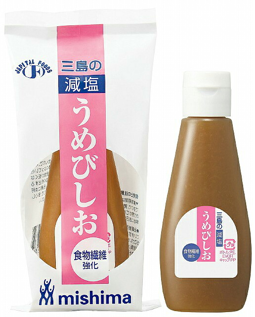 三島食品株式会社ミニボトル入り 食物繊維強化 減塩 うめびしお　120g &times; 30【JAPITALFOODS】（発送までに7～10日かかります・ご注文後のキャンセルは出来ません）｜ドラッグピュア店