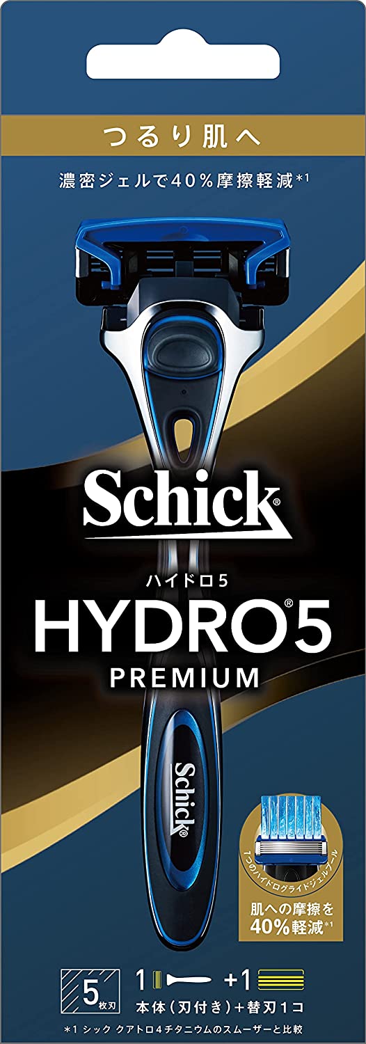 シック ハイドロ5プレミアム つるり肌へ ホルダー 本体(刃付き) 替刃1個(1セット)