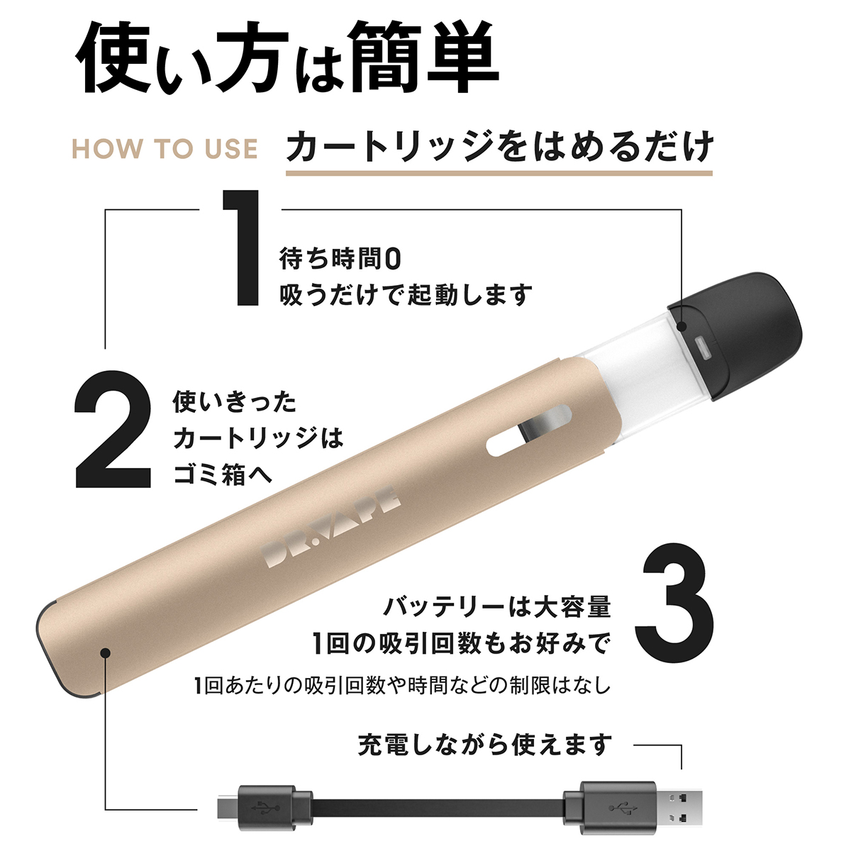 DR.VAPE ドクターベイプ Model2 電子タバコ-connectedremag.com