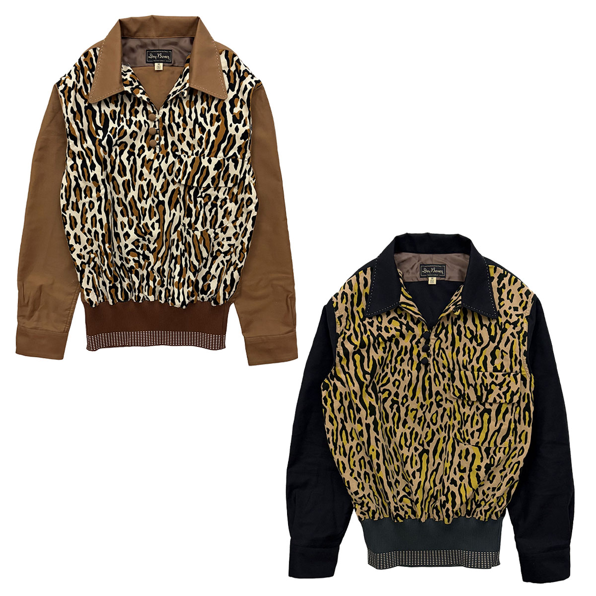 ツートンプリント ガウチョシャツ「VINCENT&rsquo;S LEO」/ DRY BONES【ドライボーンズ】｜DryBones Online Shop