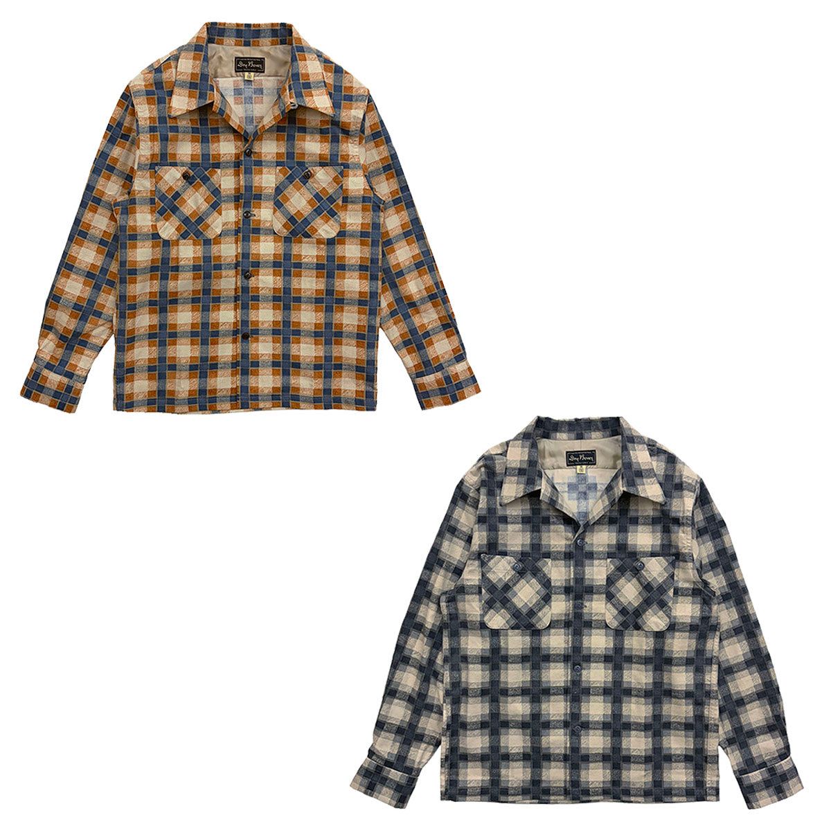 Dry Bones“THUNDERBIRD”Rayon Long Shirts Dry Bones“THUNDERBIRD”Rayon Long Shirts