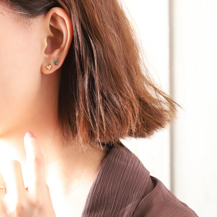 K18 ゴールドピアス ぷっくらハートピアス 18k 18金 ピアス 存在感あるデザイン Devas ディーヴァス プレゼント クリスマス ガールフレンド Vipphotobooth Com Au