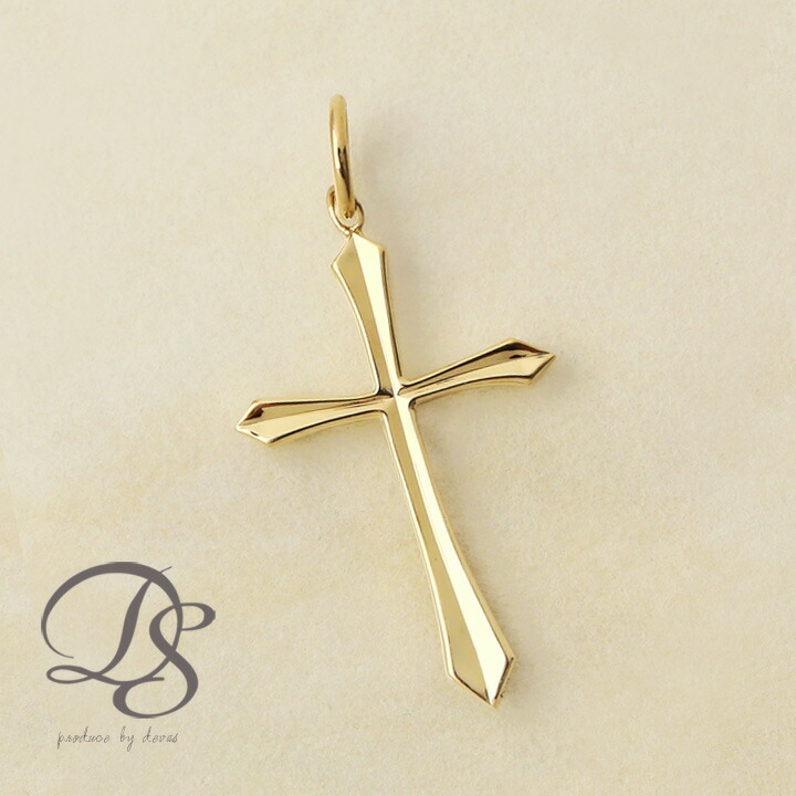 SALE♡DEVAS 18k ゴールドダイヤモンド 十字架 ネックレス38cm