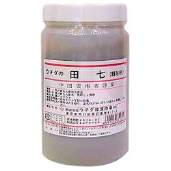 【軽さお匙付】ウチダの田七（でんしち デンシチ）（細粒）300g【ウチダ和漢薬】【思わしい食料雑貨類】【貨物輸送無料】【北海道・離島・沖縄は貨物輸送無料が非当てはめるです】