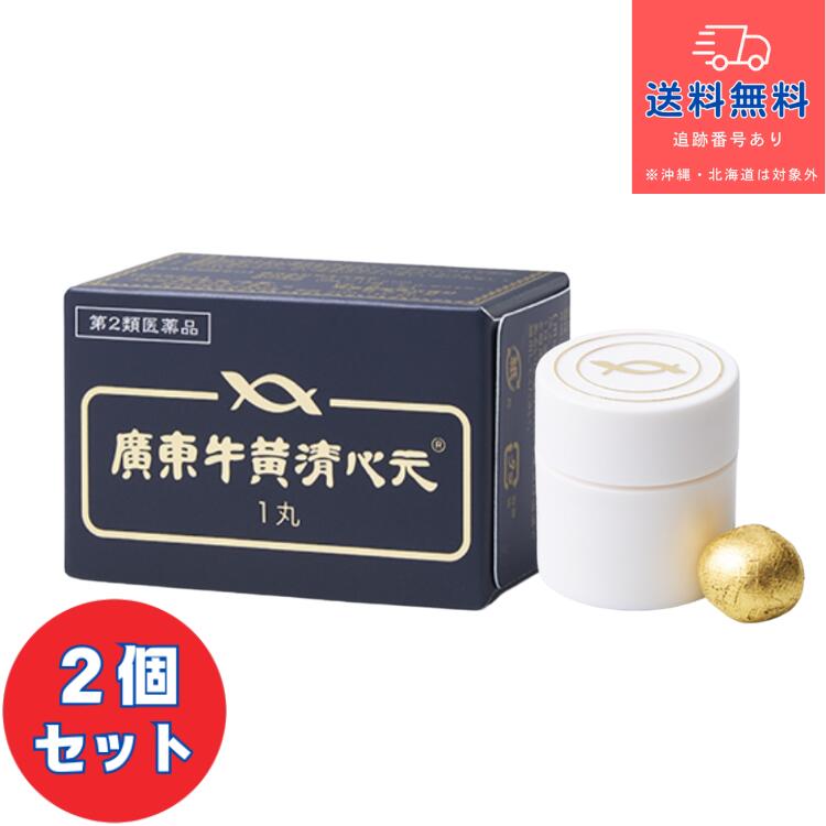 【第2類医薬品】■廣東 牛黄清心元 1丸入り×2個セットとちもと トチモト(かんとんごおうせいしんがん カントンゴオウセイシンガン)【栃本天海堂】【送料無料】【北海道・離島・沖縄は送料無料が非適用です】【宅急便コンパクト】|DS コトブキヤ