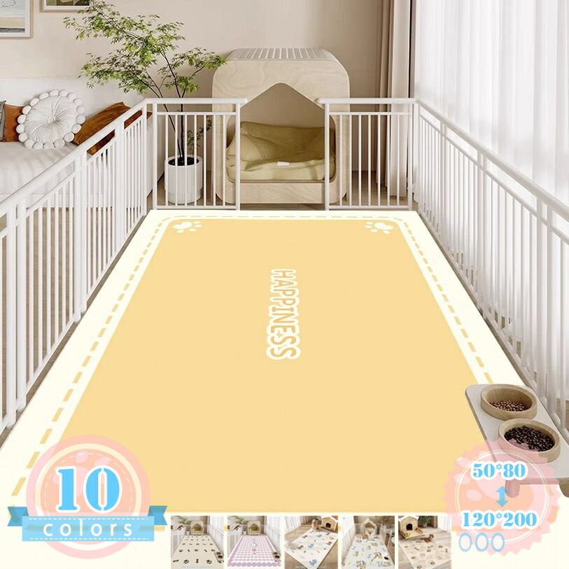 ペットマット 防水 ペット専用防水クッション PVC 防水素材 ワイドサイズ 大判 犬用 猫用 ペット 犬 猫 カットできる カフェマット トイレ おむつ替えシート ペットシーツ シート 抗菌 引っかきに強い ds-store