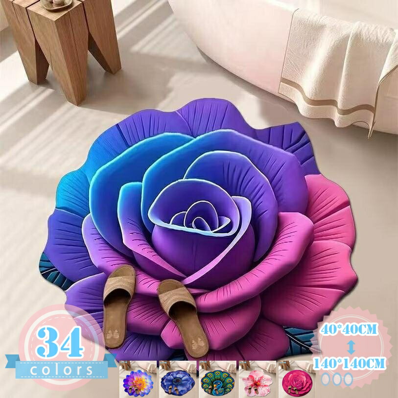 引っ敷き 引っ敷き 花柄 草木柄 引っ敷き 3D成り行き 気取らない 大判 赤ちゃん屋 部屋の入り口 洗える引っ敷き 西海岸 今めかしい オール時節用 滑リ打ち切り 座布団性 もの柔らか 2畳 北欧 防音 上滑り打ち切り 執務室 リビング 円型 ローズ柄 床暖房装置相応う ds-store