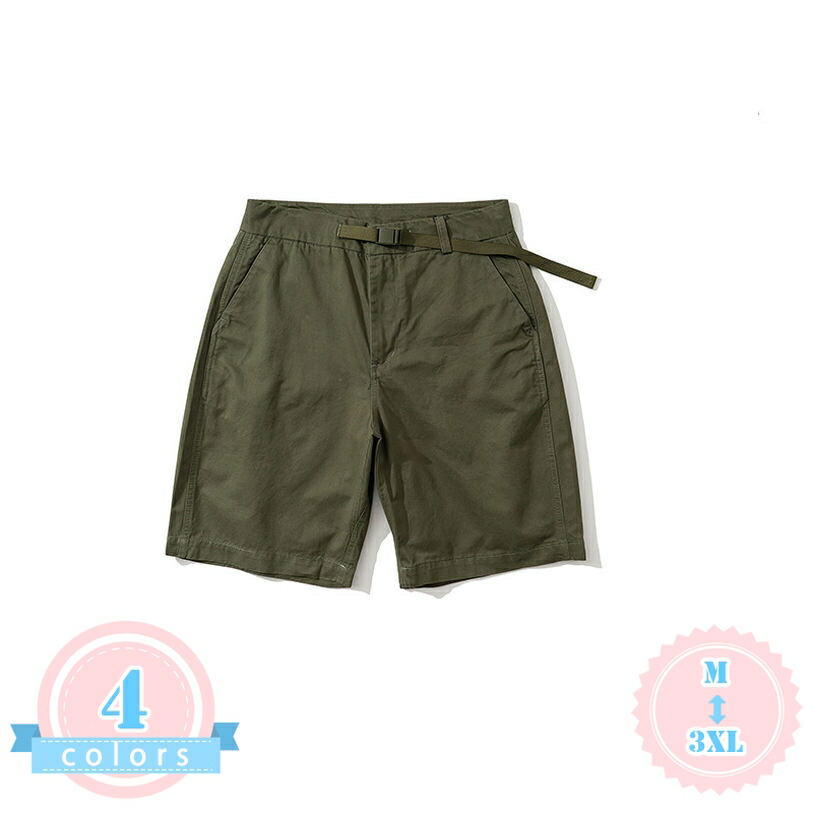ハーフパンツ メンズ 5分丈 クロップド チノパン ボトムス コットン 綿 膝上 ショートパンツ ハーフ パンツ アメカジ系 ストリート系 大人 ds-store