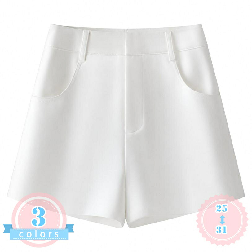体型カバー ショートパンツ ハーフパンツ レディース 膝上 三分丈 キュロット ワイドショート さらさら 薄手 フォーマル 通勤 通学 大きいサイズ ds-store|DSショップ