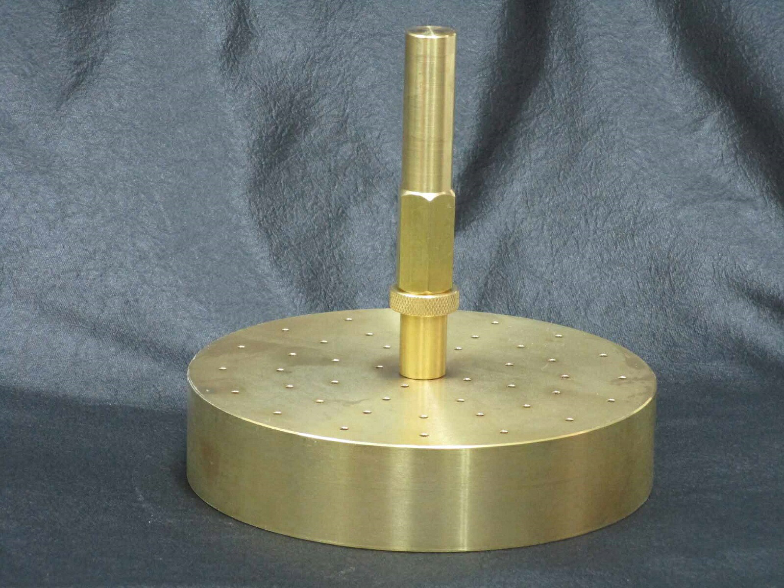土質テスト作業機CBRテスト作業用部分品軸付有孔板5kg