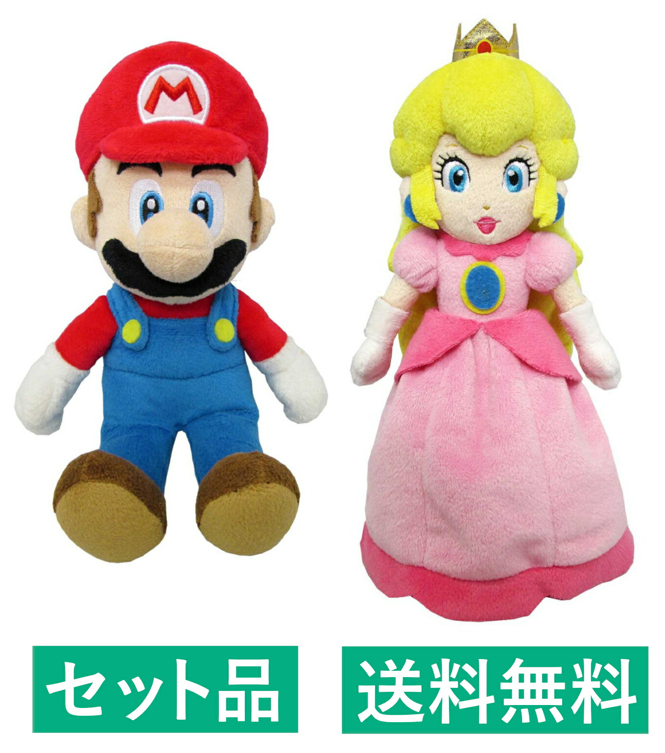 スーパーマリオ　キャラクターぬいぐるみセット　28体 スーパーマリオ ぬいぐるみ S マリオと仲間たち 8体 セット