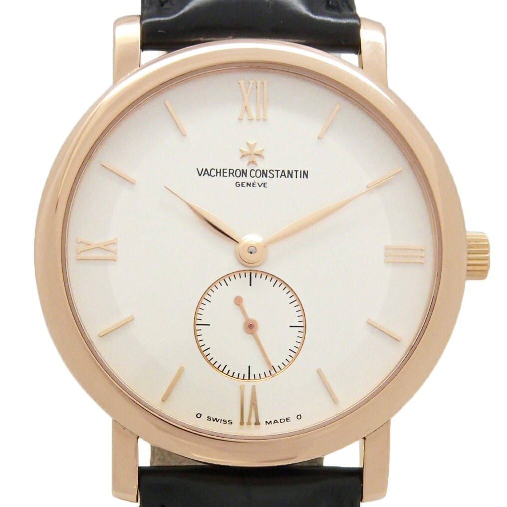 VACHERON CONSTANTIN　ヴァシュロン コンスタンタン　パトリモニー　セミフラット　81160/000R　K18RG　スモールセコンド　メンズ　ユニセックス　手巻　シルバー文字盤　 【中古】【DS KATOU】