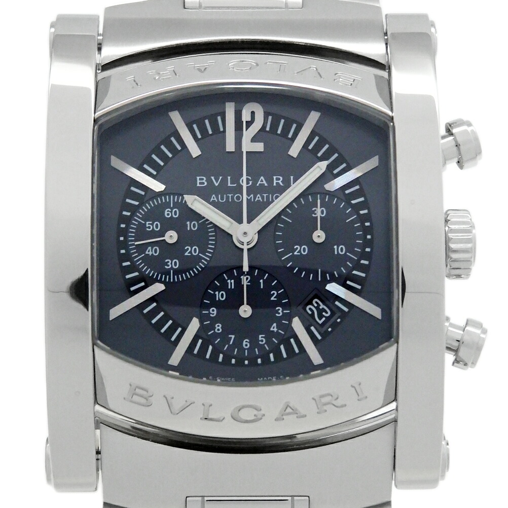 BVLGARI　ブルガリ　Assioma　アショーマ　クロノグラフ　AA44SCH　メンズ　オートマ　ネイビー文字盤 【中古】【DS KATOU】｜DS KATOU