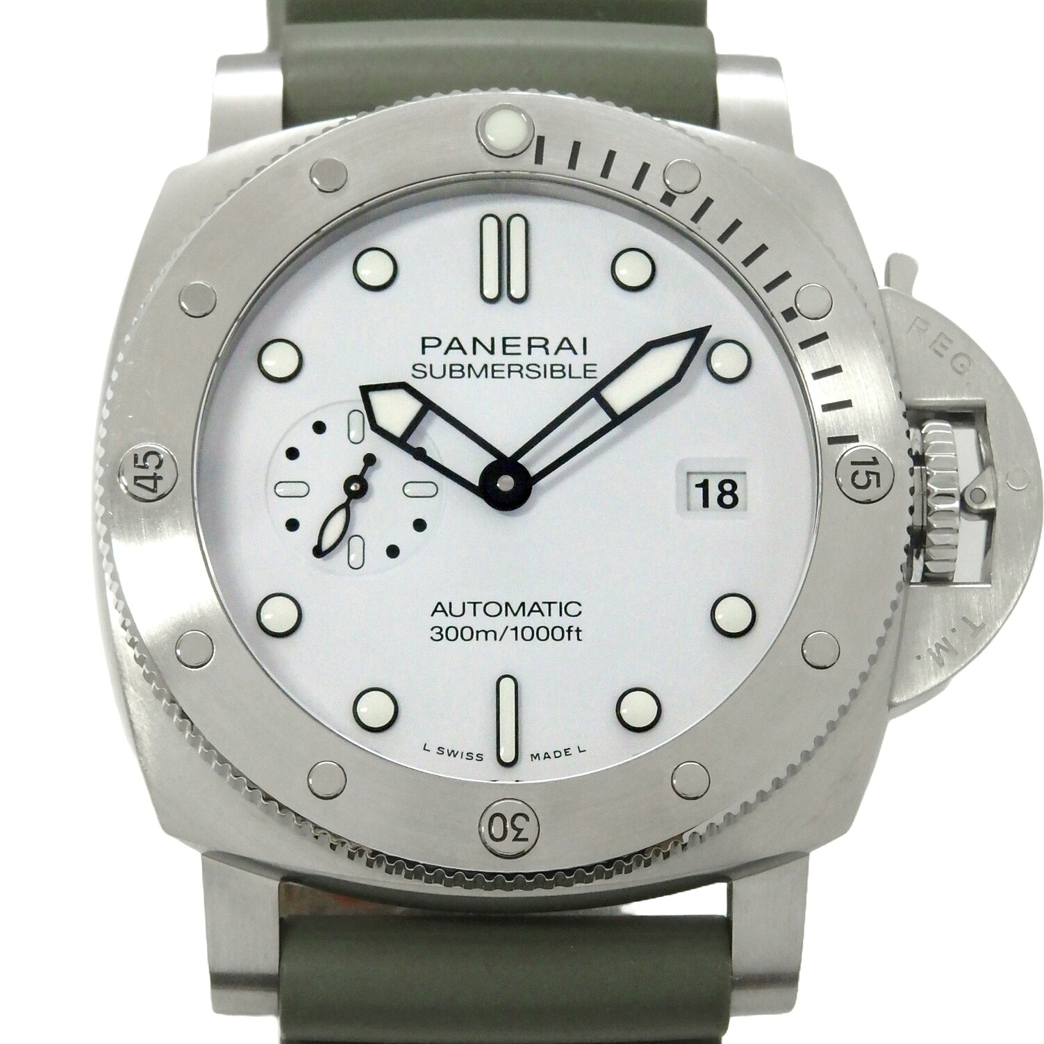 PANERAI パネライ サブマーシブル クアランタクアトロ ビアンコ PAM01226 メンズ オートマ Y番 白文字記号盤 【中古】【DS KATOU】 メンズ腕時計-腕時計