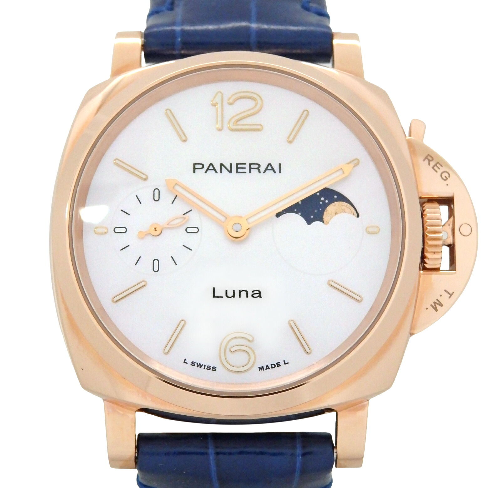 PANERAI　パネライ　ルミノール　ドゥエ　ルナ　PAM01181　K18RG　ゴールドテック　マドレペルラ　Z番　メンズ　レディース　オートマ　シェル文字盤 【中古】【DS KATOU】