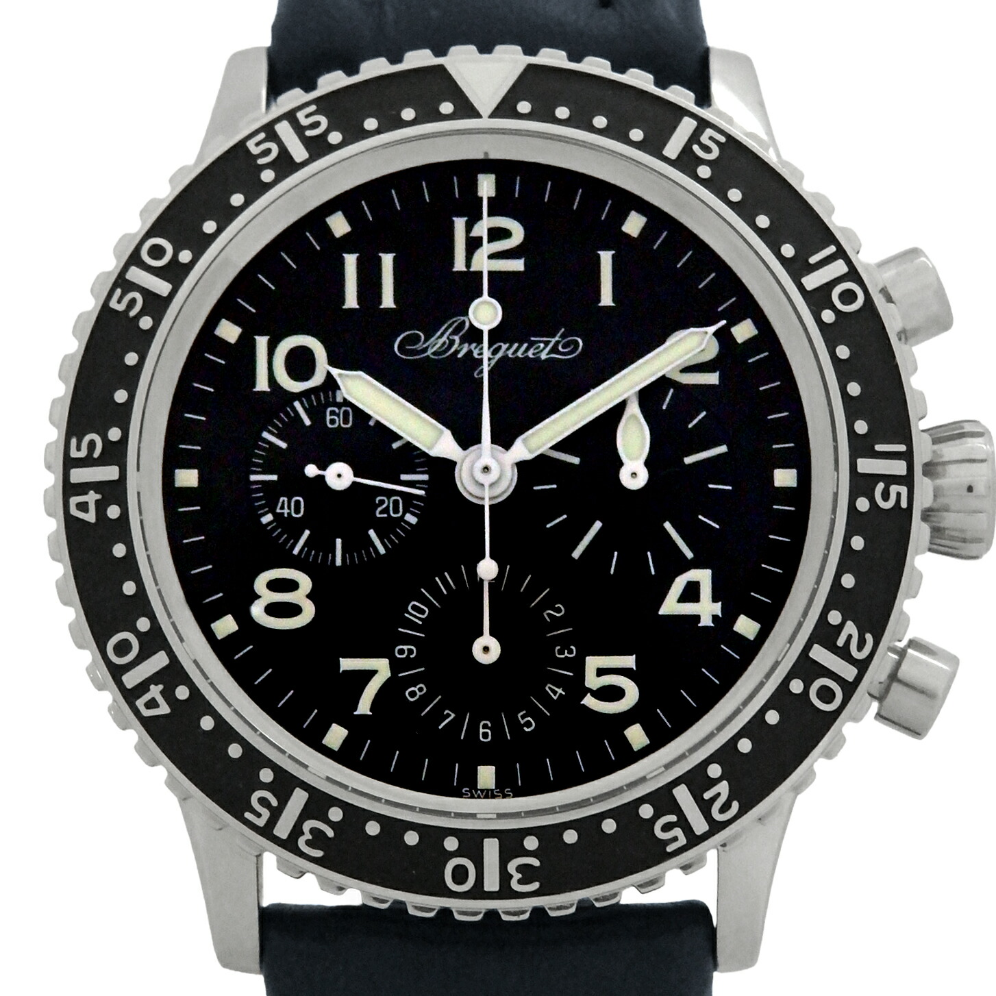BREGUET　ブレゲ　アエロナバル　タイプXX　3803ST/92/3W6　フランス海軍航空部隊100周年1000本限定モデル　クロノグラフ　メンズ　オートマ　黒文字盤【中古】【DS KATOU】