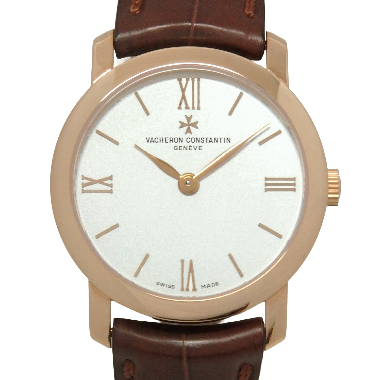 VACHERON CONSTANTIN　ヴァシュロン コンスタンタン　パトリモニー　25162/000R　K18RG　レディース　クォーツ　シルバー文字盤　【中古】【DS KATOU】