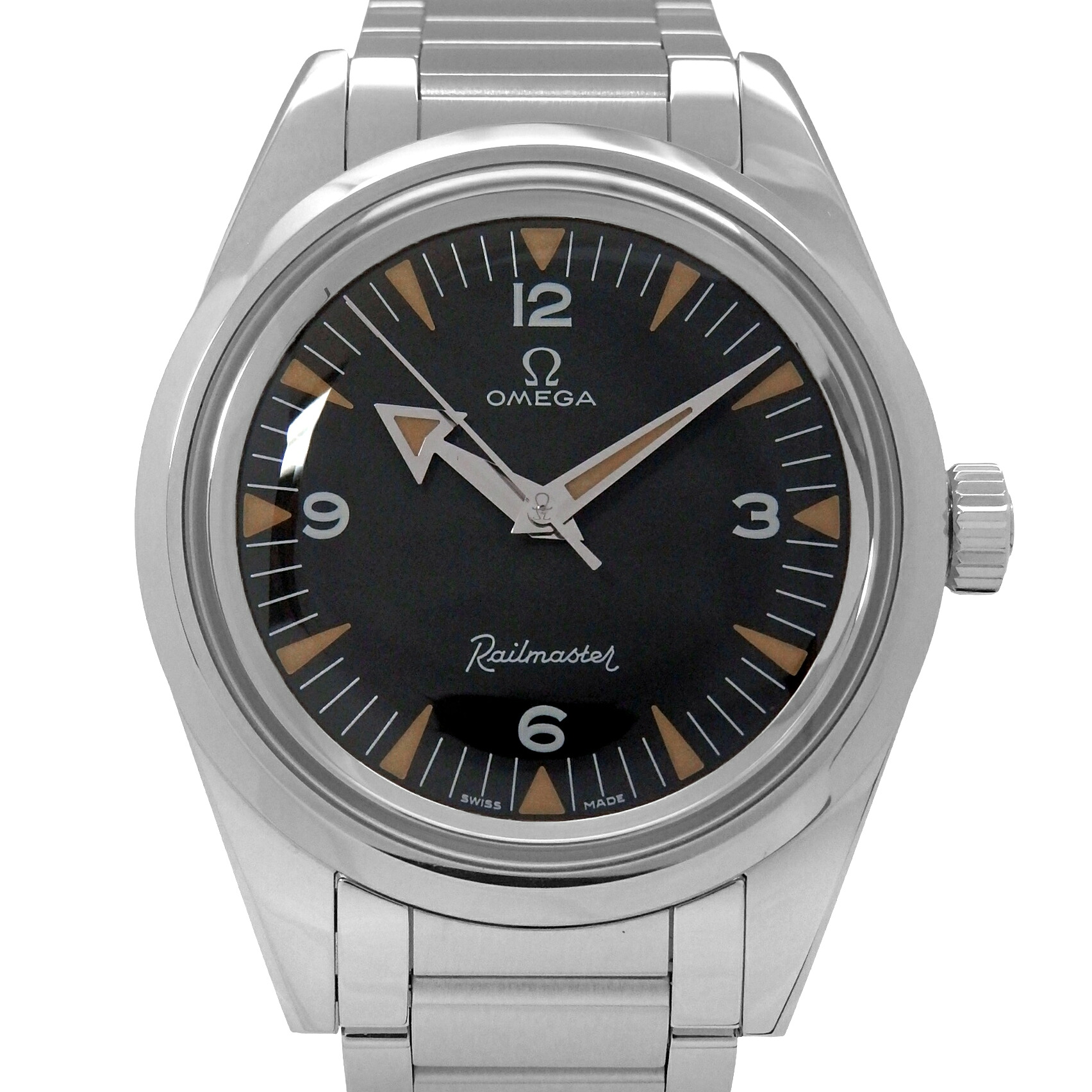 OMEGA　オメガ　シーマスター　1957 トリロジー　レイルマスター　レイルマスター60周年記念3557本限定　220.10.38.20.01.002　コーアクシャルマスター　クロノメーター　メンズ　オートマ　黒文字盤 【中古】【DS KATOU】