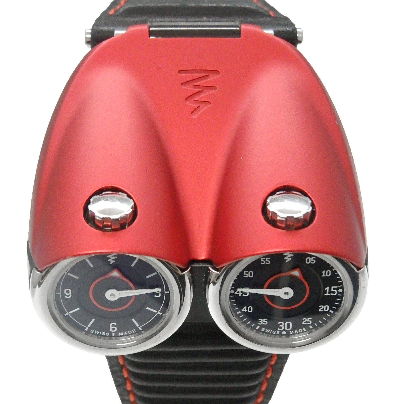 AZIMUTH　アジムート　ツインターボ　アルミニウムボンネット　TWIN-TURBO-RD　50本限定モデル　メンズ　手巻　黒文字盤　 【中古】【DS KATOU】｜DS KATOU