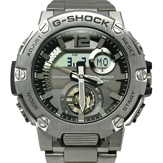カシオ　G-SHOCK　ジーショック　G-STEEL　GST-B300SD-1AJF　5631　ソーラー電波　メンズ　クォーツ　黒文字盤【中古】【DS KATOU】｜DS KATOU