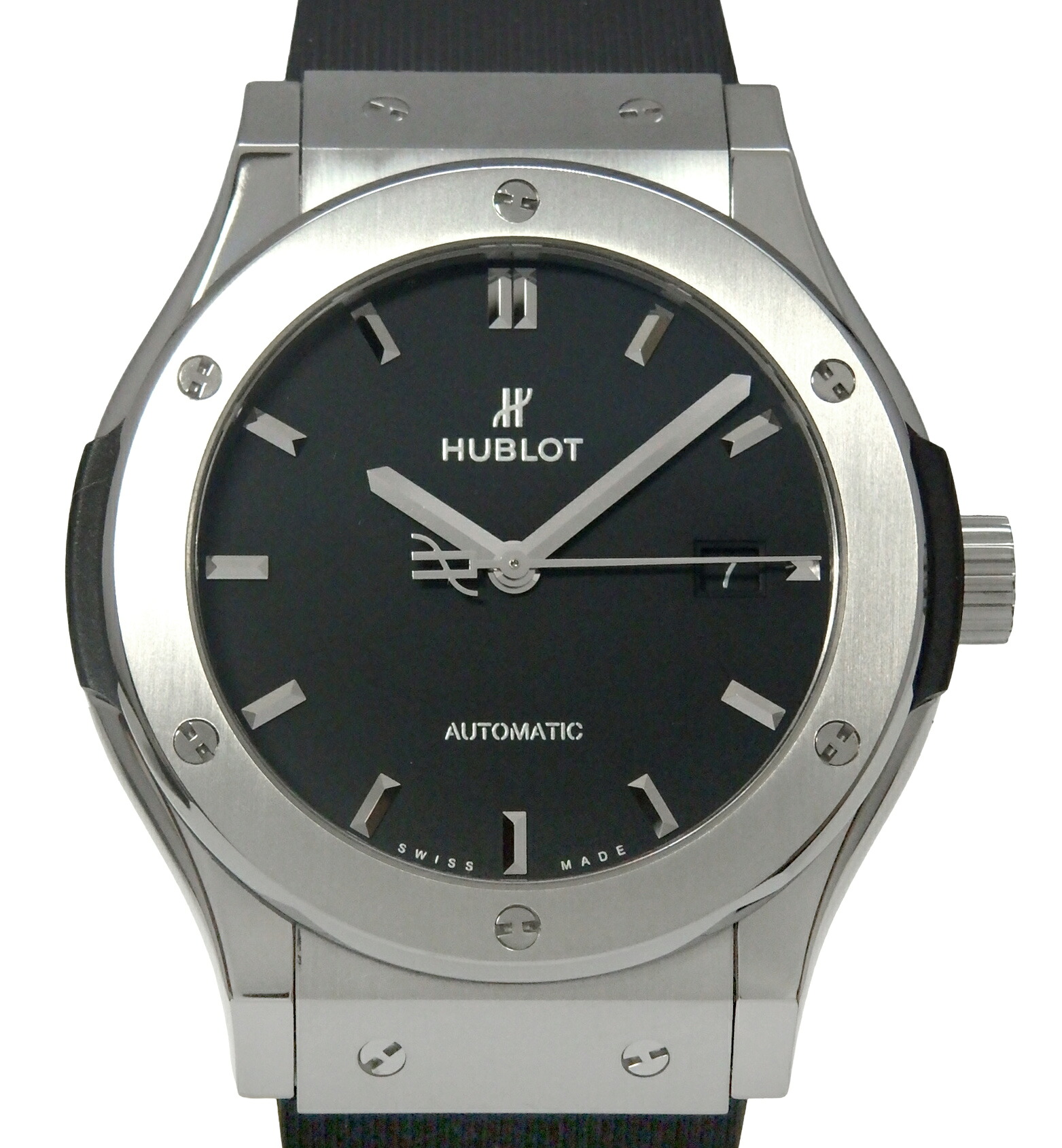 HUBLOT　ウブロ　クラシックフュージョン　チタニウム　542.NX.1171.RX　メンズ　オートマ　黒文字盤　 【中古】【DS KATOU】