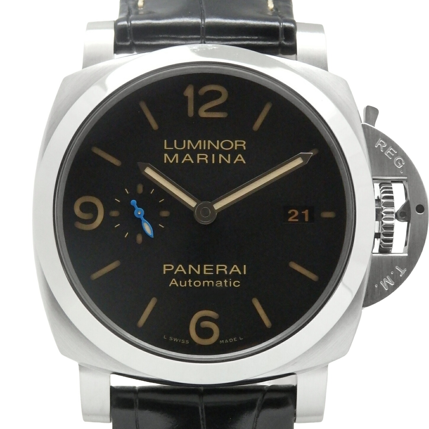PANERAI　パネライ　ルミノール　マリーナ　PAM01312　V番　メンズ　オートマ　黒文字盤 【中古】【DS KATOU】 327,600円
