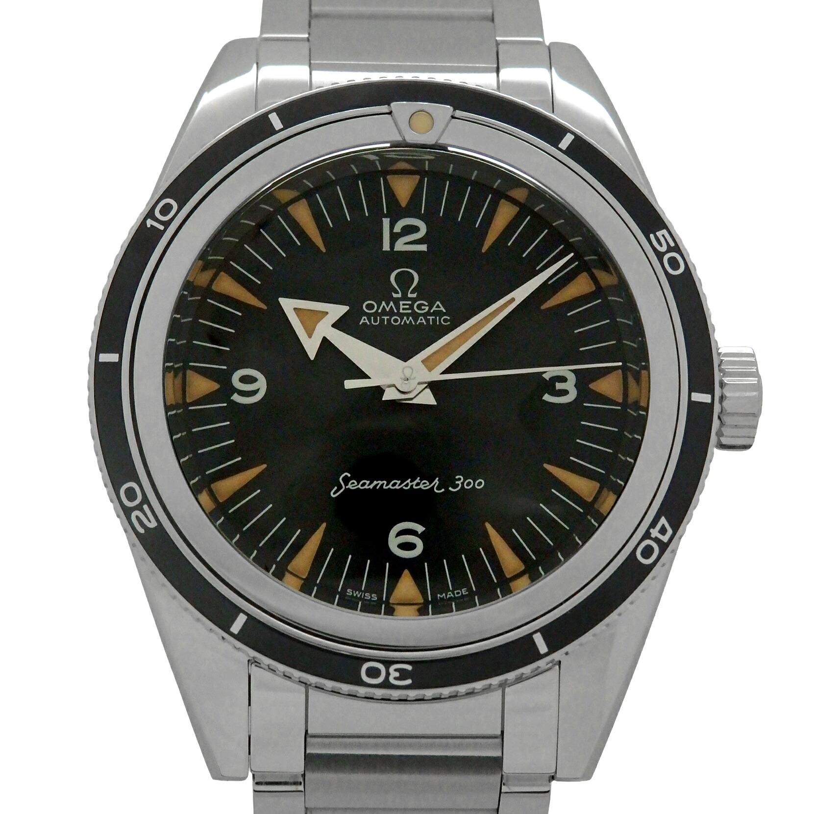 OMEGA　オメガ　シーマスター300　トリロジー1957　シーマスター300・60周年記念世界3557本限定　コーアクシャル　マスタークロノメーター　234.10.39.20.01.001　メンズ　オートマ　黒文字盤 【中古】【DS KATOU】