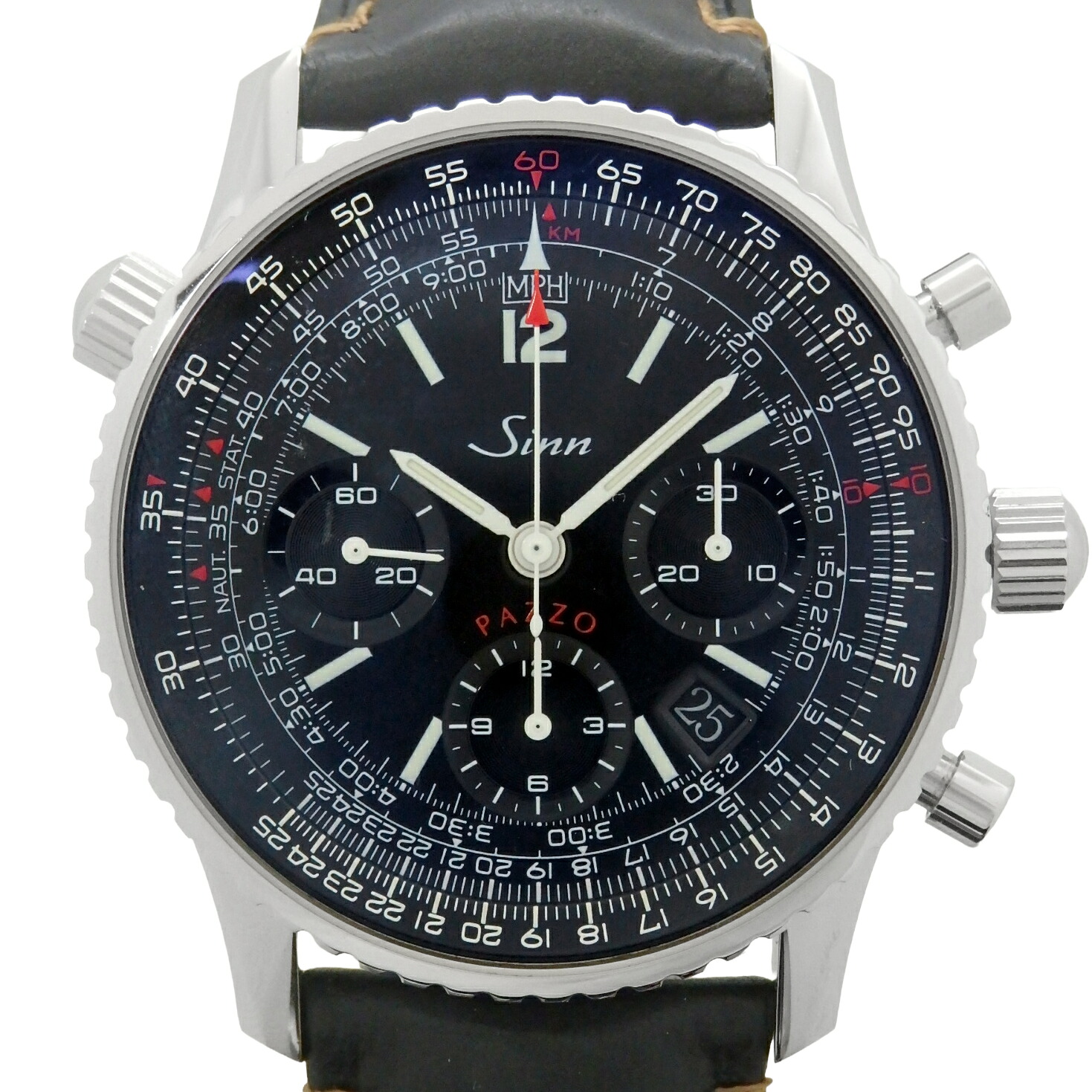 Sinn ジン 903 クロノグラフ 903.ST.AUTO メンズ オートマ 黒文字盤【中古】【DS KATOU】